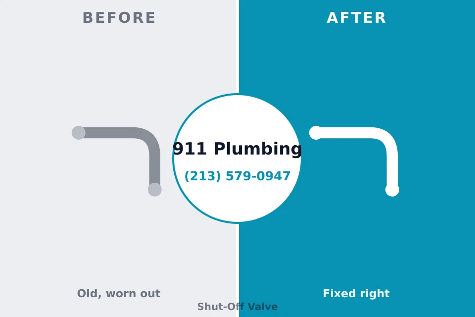 Before and after: plumbing repair Boston, GA